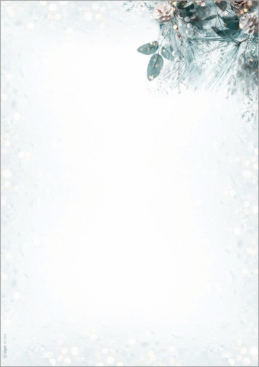 Sigel Weihnachtsbriefpapier Din A4 90 G M²