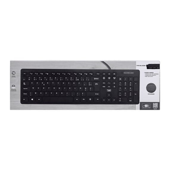 Teclado Con Cable T Nb Con Hub (Negro)