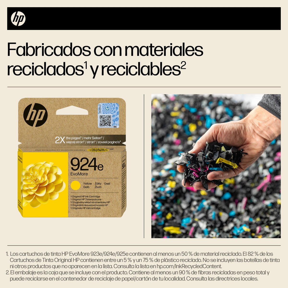EAN 0199764687494 - HP 924e EvoMore Yellow Original Ink Cartridge cartucho de tinta 1 pieza(s) Alto rendimiento (XL) Amarillo imagen 2