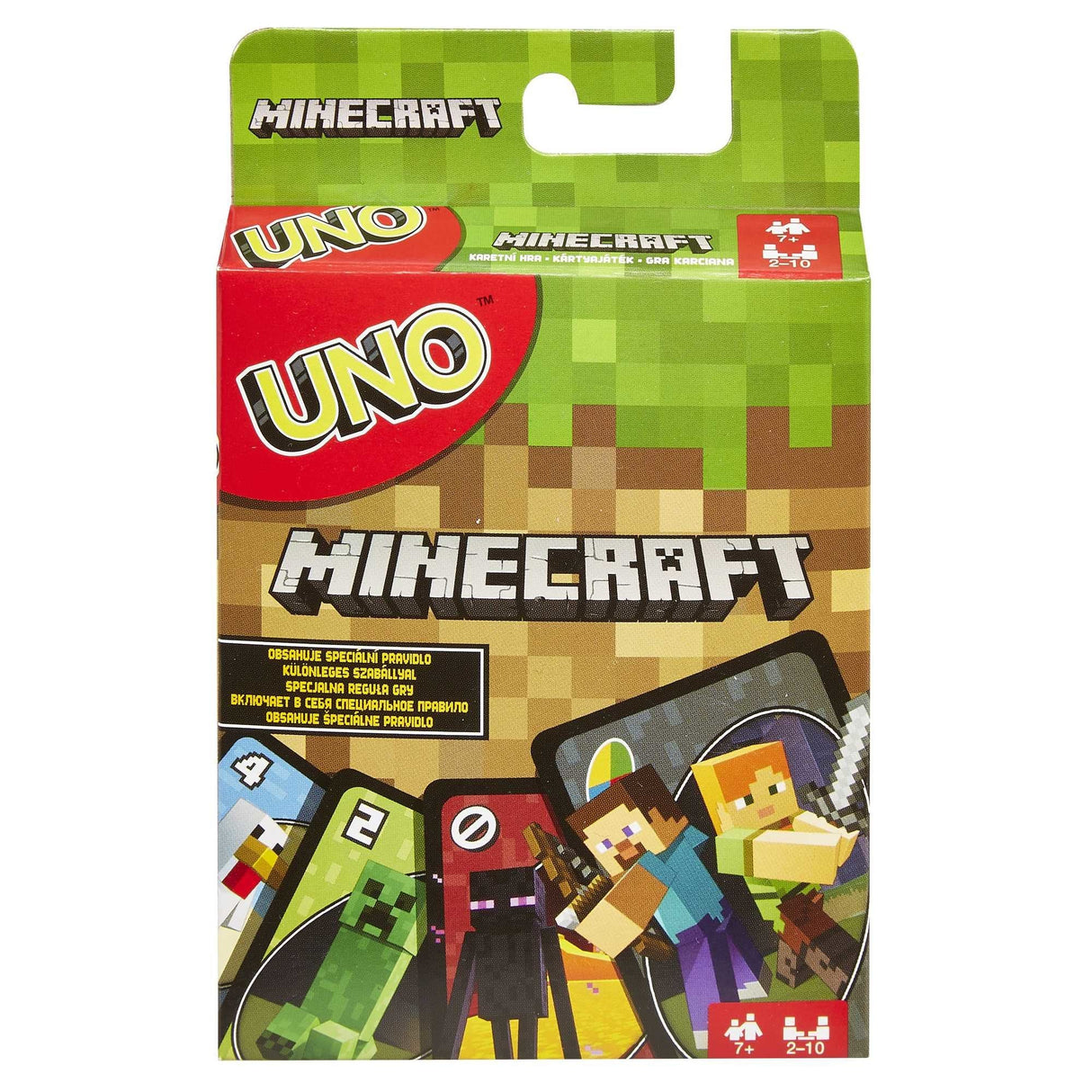 Juego De Cartas Mattel Uno Minecraft Fpd61