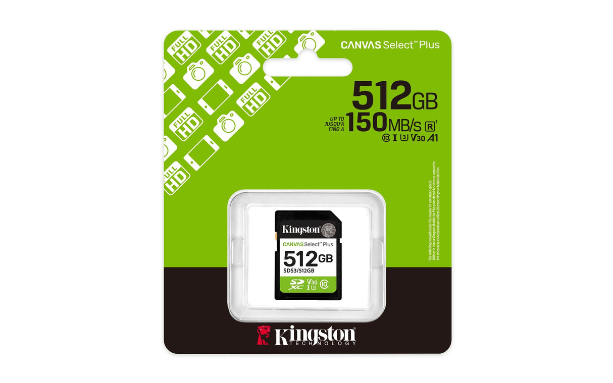 EAN 0740617348347 - Kingston Technology Canvas Select Plus Gen3 SD Clase 10 imagen 3