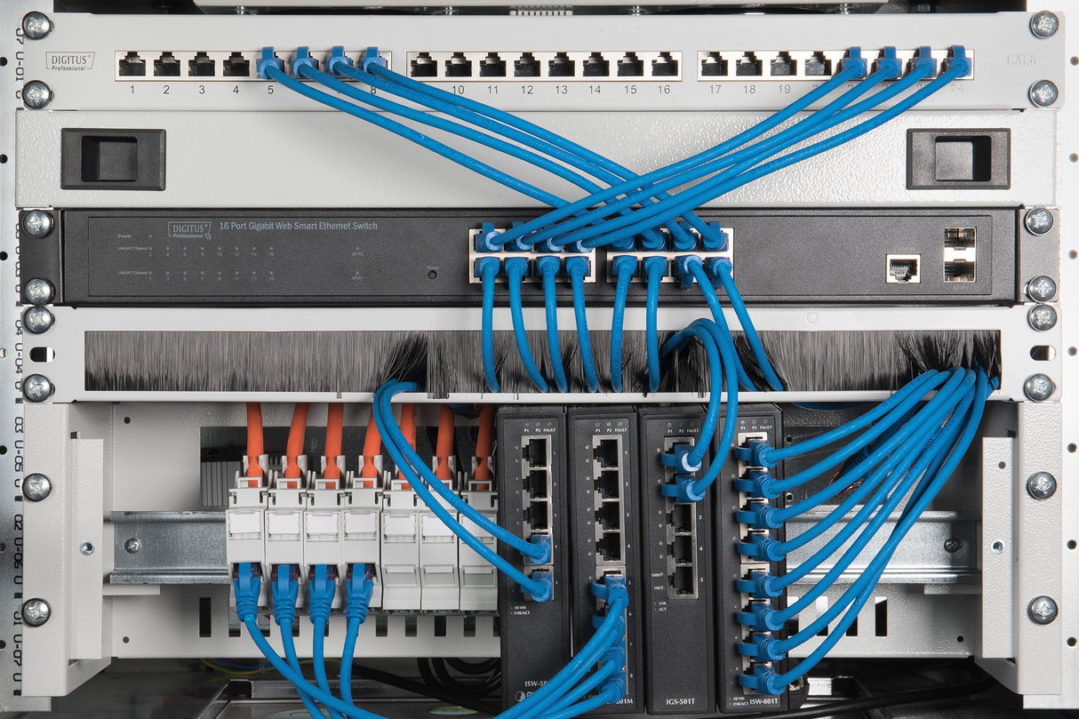 EAN 4016032447870 - Digitus DN-19-DIN-3U accesorio de bastidor Carril de rack imagen 2