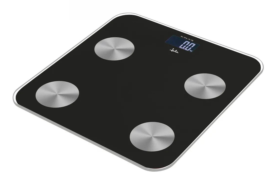 Jata Bathroom Smart Scale Digital Lcd Up To 15 Users Black Hbas1155