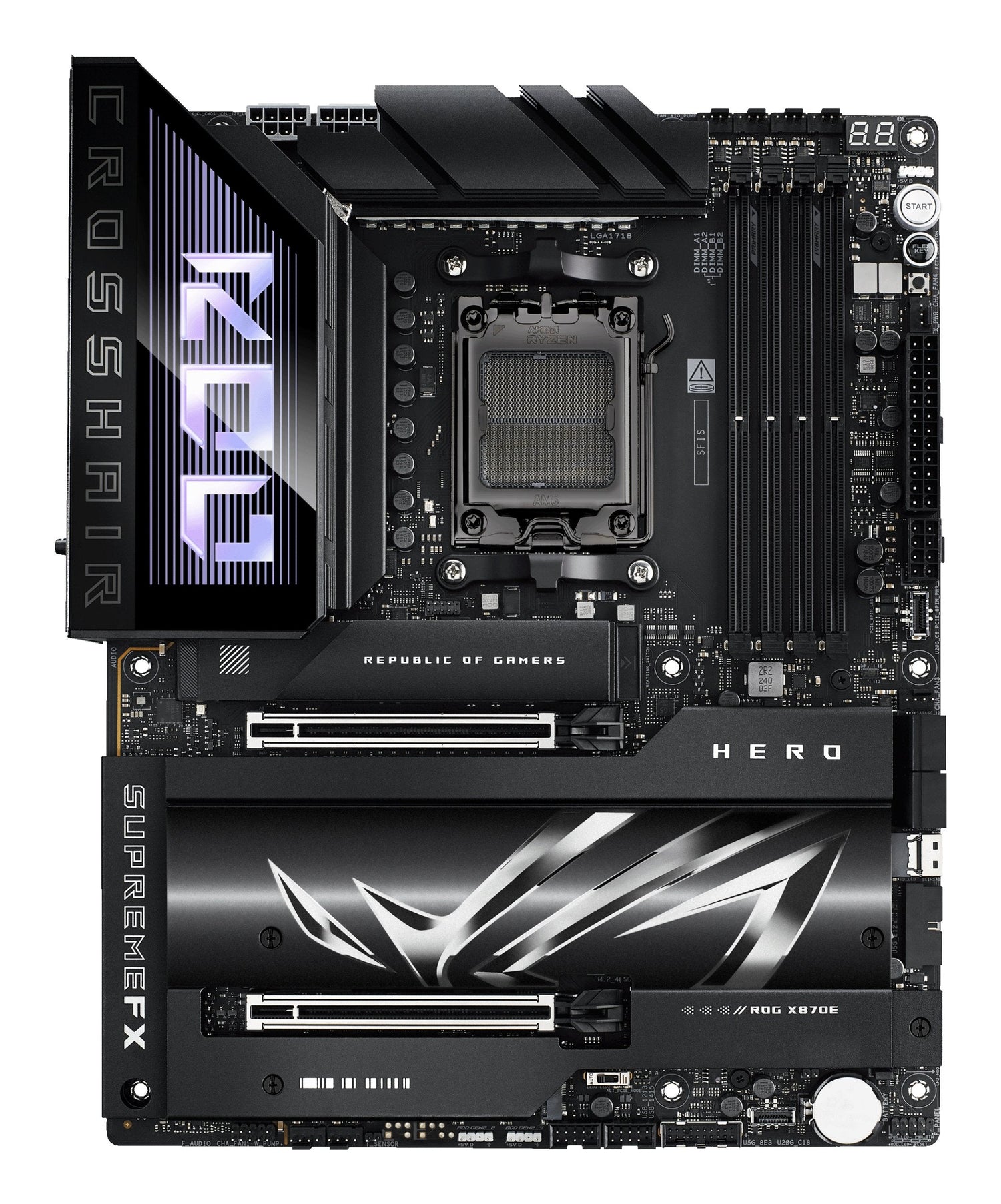 EAN 4711387710302 - ASUS ROG CROSSHAIR X870E HERO AMD X870E Zócalo AM5 ATX imagen 2
