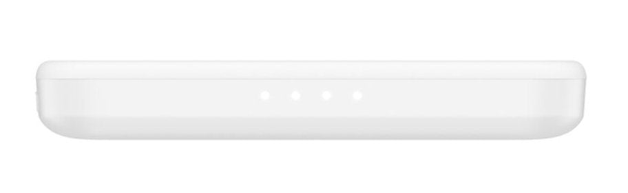 Cargador Inalámbrico Belkin Delgado 5000 Mah 15 Vatios Fast Charge 2 Conectores De Salida (Magnética Usb-C) En El Cable: Usb-C Blanco
