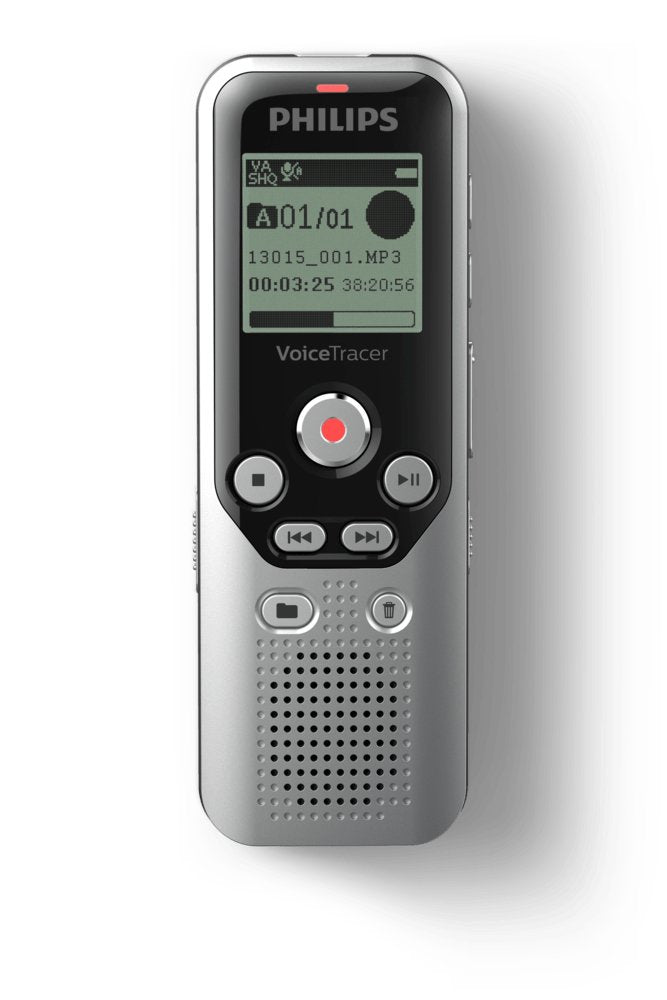 EAN 0855971006328 - Philips DVT1250 dictáfono Memoria interna y tarjeta de memoria Negro, Gris imagen 5