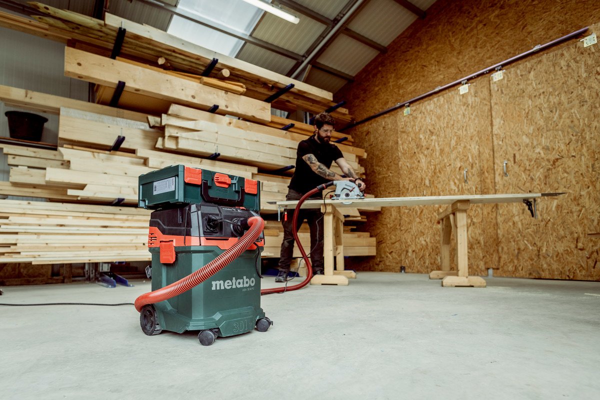 EAN 4061792230767 - Metabo ASA 30 M PC 30 L Aspiradora de tambor Seca y húmeda 1200 W imagen 5