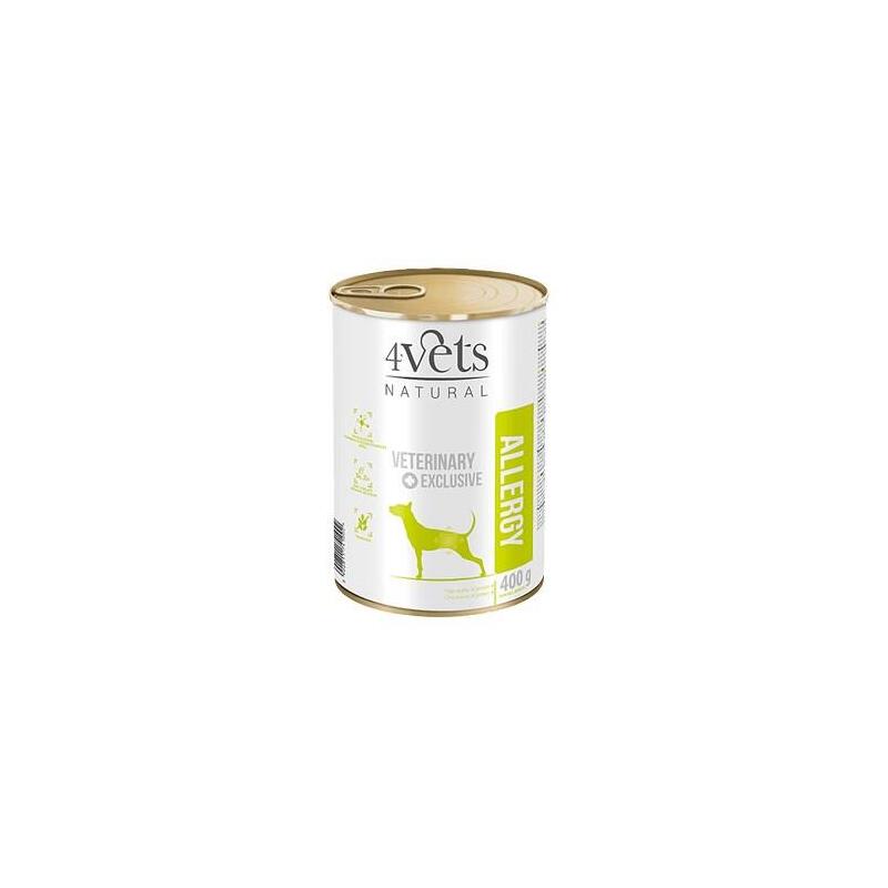 4vets Natural Allergy Lamb Dog - Comida Húmeda Para Perros - 400 G
