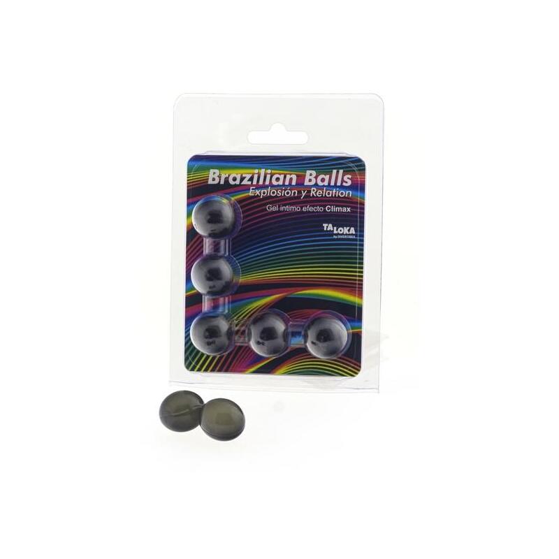 5 Brazilian Balls Explosion De Aromas Gel Excitante Efecto Climax