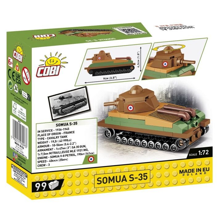 EAN 5902251030933 - COBI Somua S-35 imagen 4