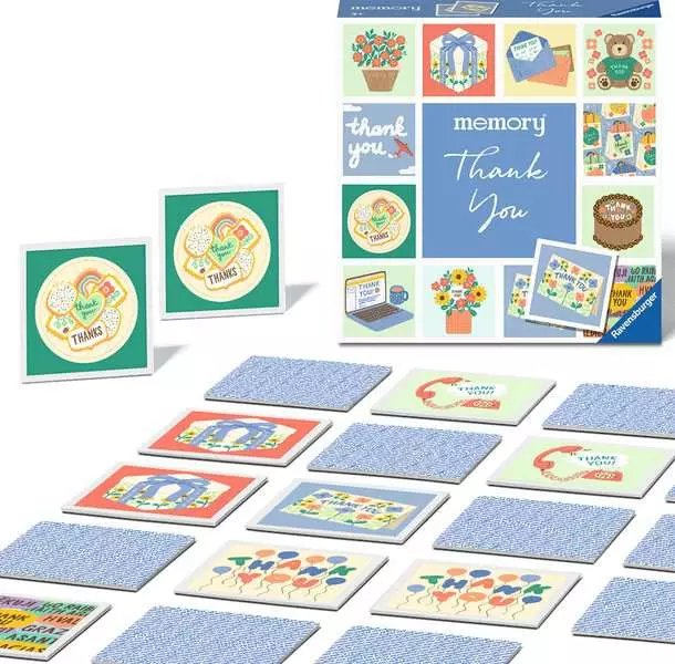 Momentos De Memoria De Ravensburger - Gracias, Juego De Memoria 22400
