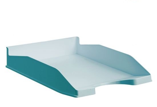Archivo 2000 Bandeja Ecogreen Apilable 3 Posiciones 345x255x60mm Reciclado Azul Pastel
