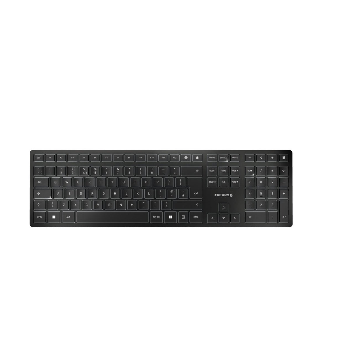 EAN 4025112097195 - CHERRY KW 9100 SLIM teclado Universal RF Wireless + Bluetooth QWERTY Inglés del Reino Unido Negro imagen 1