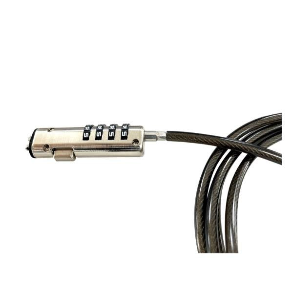 Cable Seguridad Para Portatil Nilox Combinacion Conexion Nano 1,9m