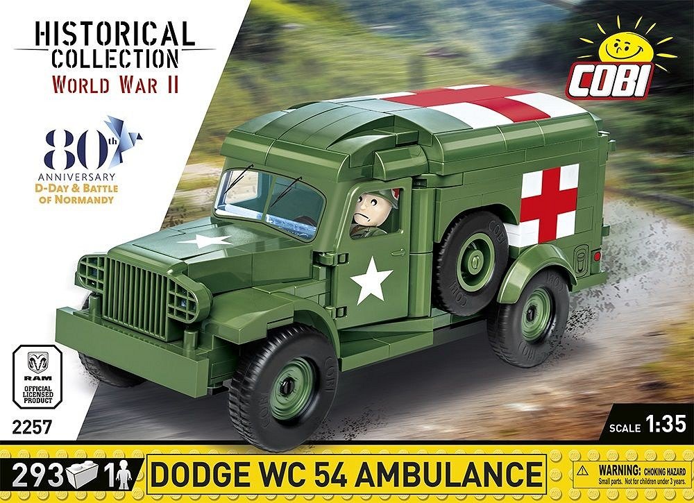 Cobi Dodge Wc-54 Ambulance, Toys De Diseño Cobi-2257