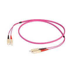 Efb Duplex Cable De Red Flat-Twin Sc-Sc Om4 35m Lszh 3x5mm Erikaviolett