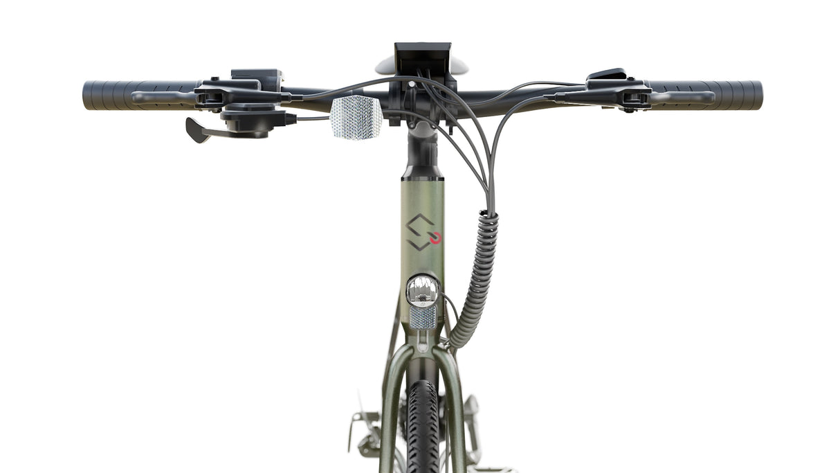 Sharp Gravel E-Bike 250w Motor App 70km GrN Glanz