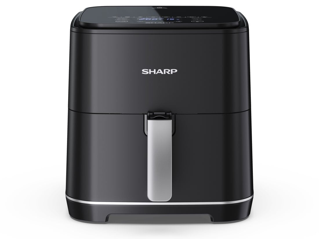 EAN 4550556103541 - Sharp AF-GS552AE-B Sencillo 5,5 L Independiente 1650 W Freidora de aire caliente Negro, Plata imagen 2