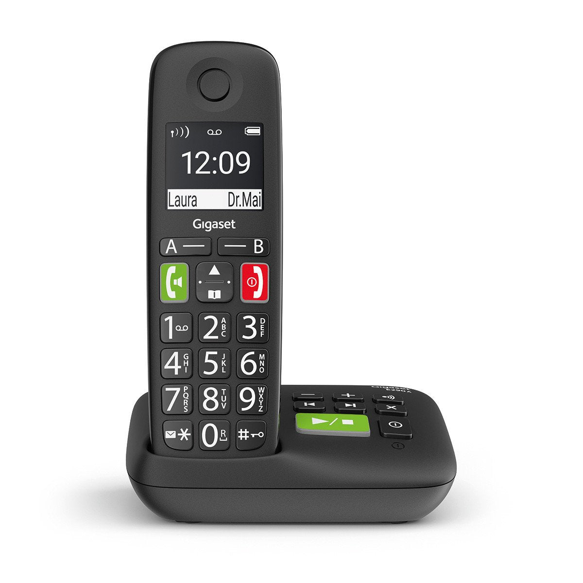 EAN 4250366856193 - Gigaset E290A Teléfono DECT/analógico Identificador de llamadas Negro imagen 2