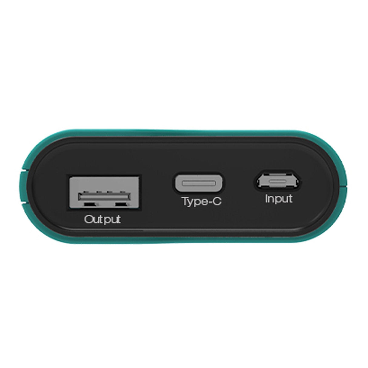 Powerbank Realpower Grün Type-C 7500