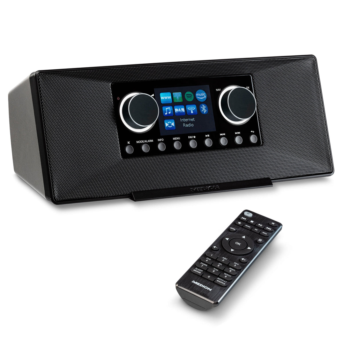 Medion Md 89289 Stereo Internetradio Negro