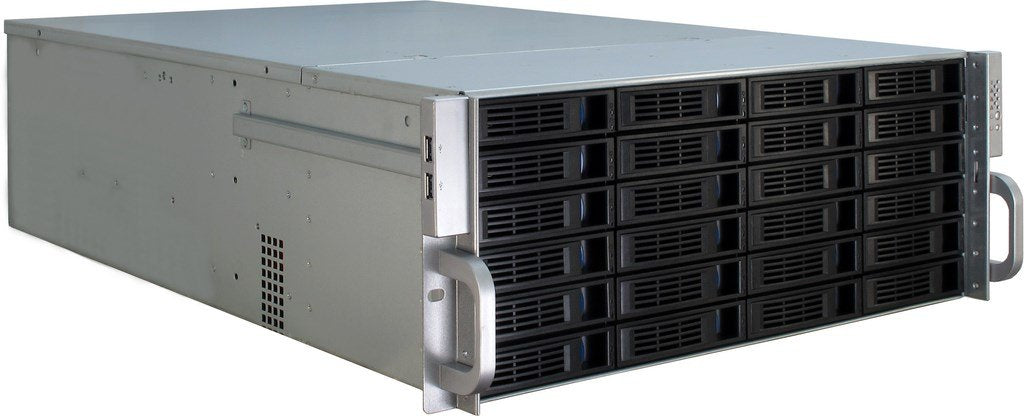 EAN 4260133126435 - Inter-Tech 4U-4424 Estante Negro, Plata imagen 1