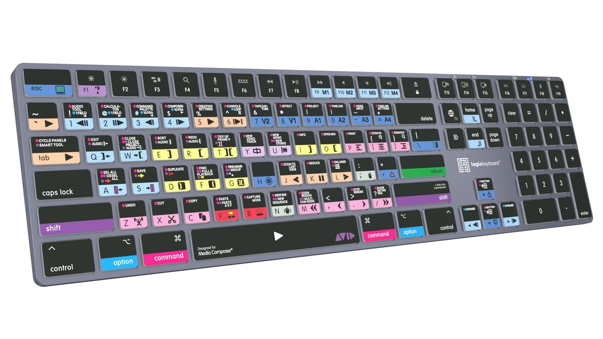 EAN 5707795022228 - Logickeyboard LKB-MCOMP-TM-UK teclado Oficina Bluetooth QWERTY Inglés Gris, Titanio imagen 4
