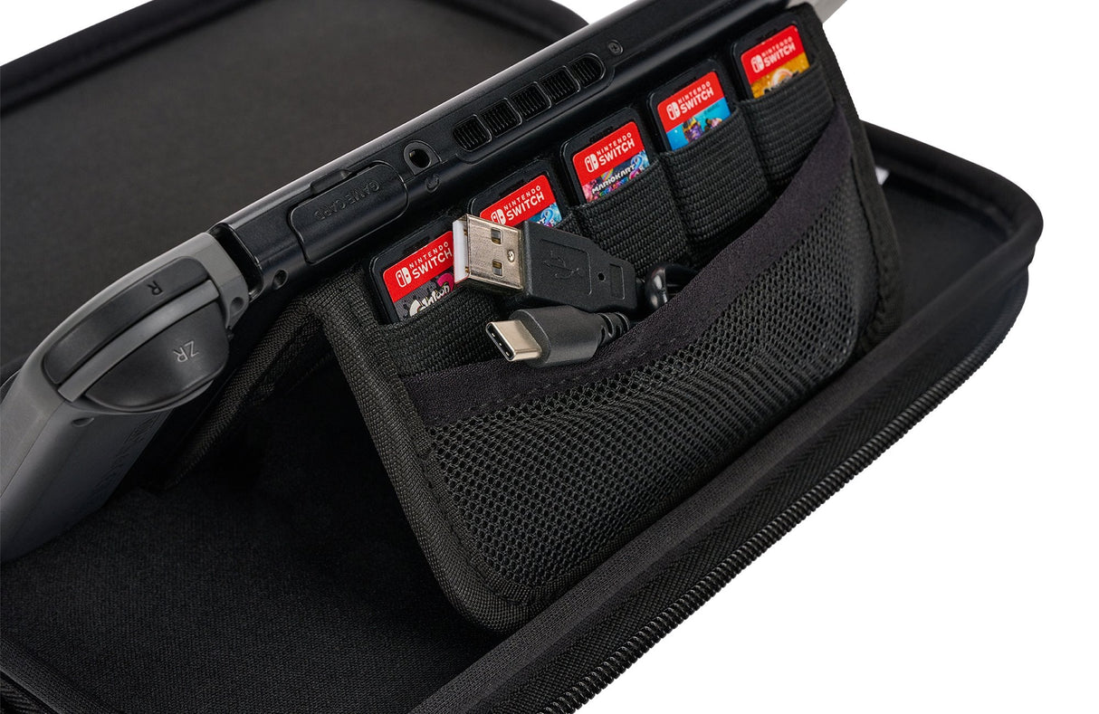 Powera 1522651-01 Funda Para Consola Portátil Funda Protectora Rígida Nintendo Carbón Vegetal