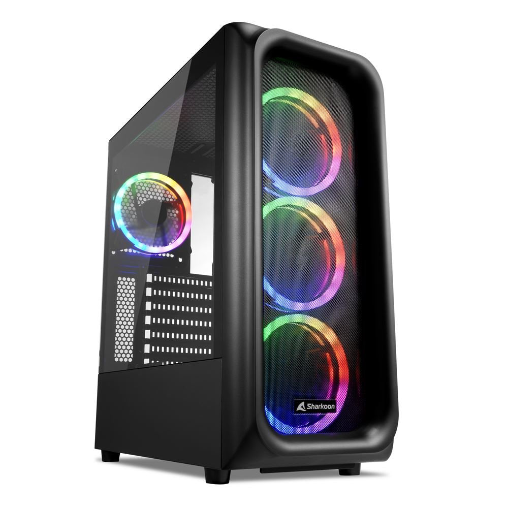 EAN 4044951036479 - Sharkoon TK5M RGB ATX Escritorio Negro imagen 1