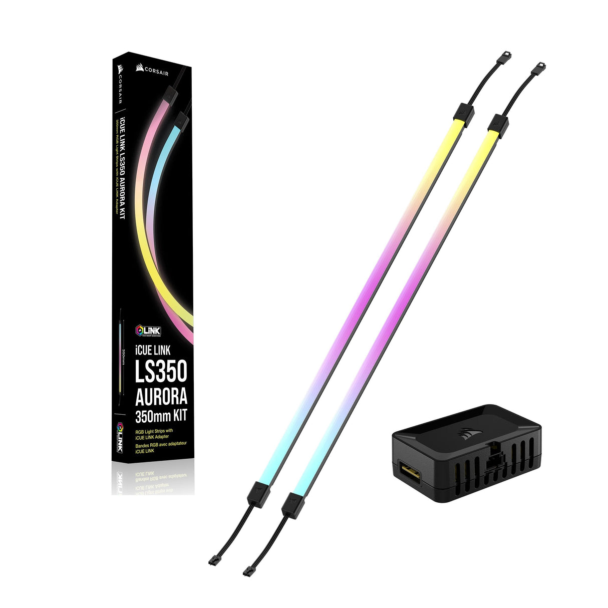 Tira Led Corsair Icue Link Ls350 Aurora Rgb Kit De Tira De Luz Cl-9011135-Ww