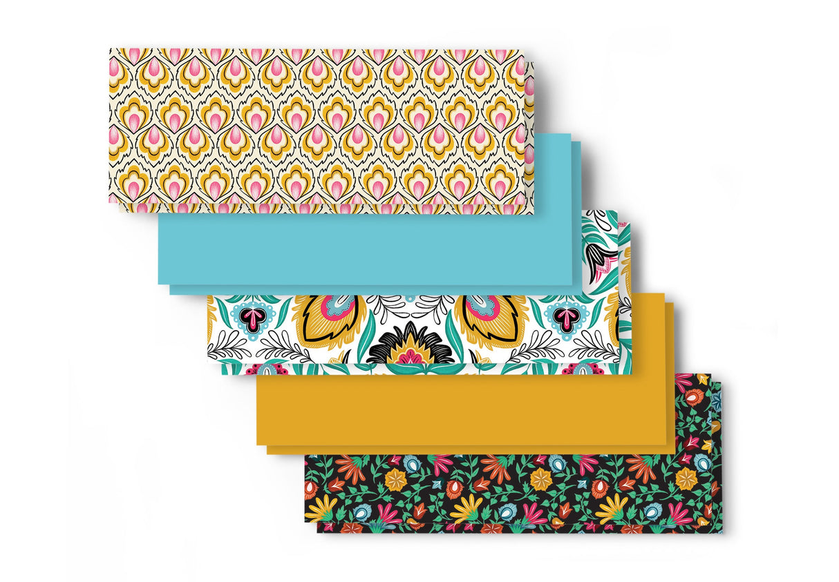 Joy Adhesive Backed Deluxe Paper 11,5x30cm 10-Sheets By Design(P)