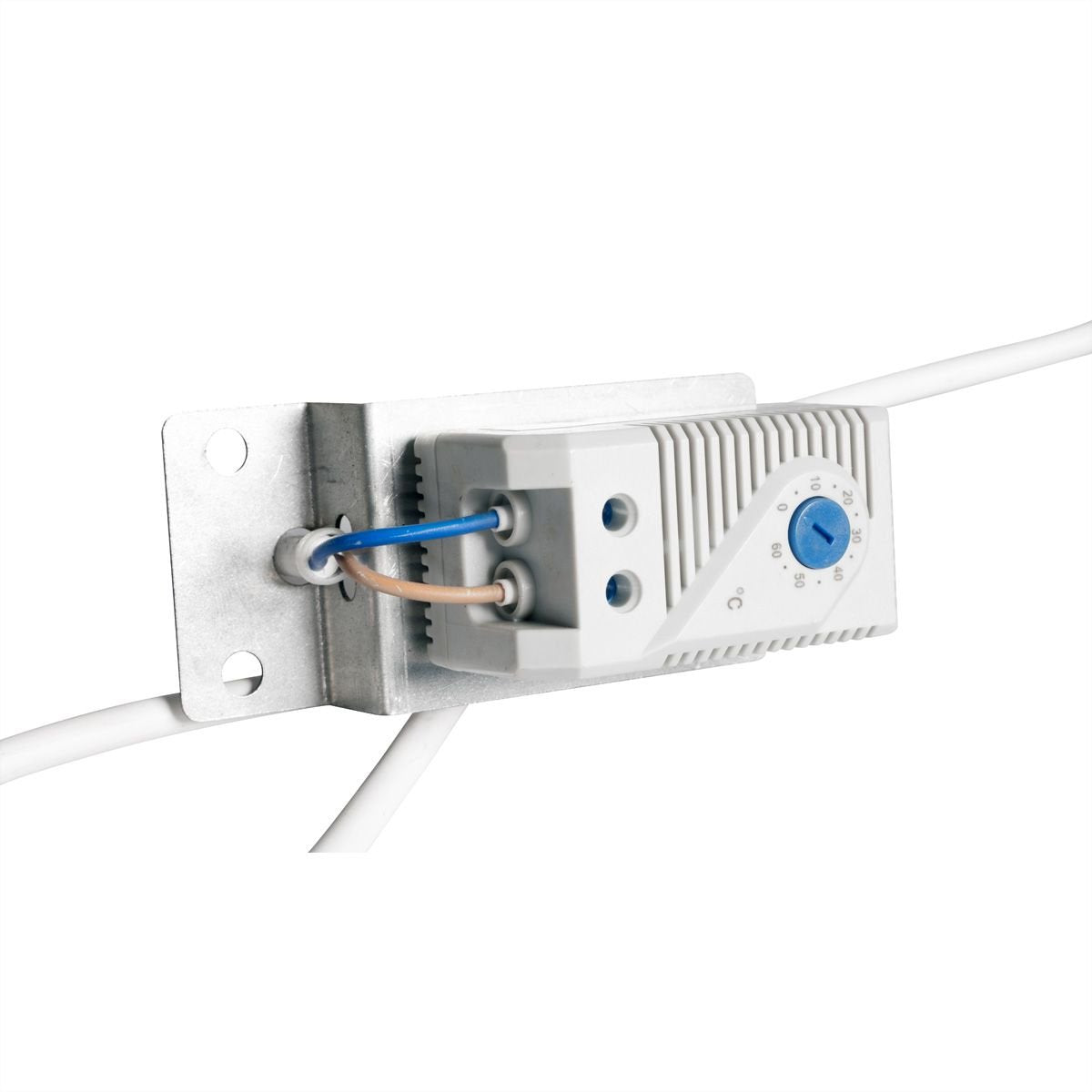 19-Inch Roof Fan Unit 2 Fans,  Thermostat Black