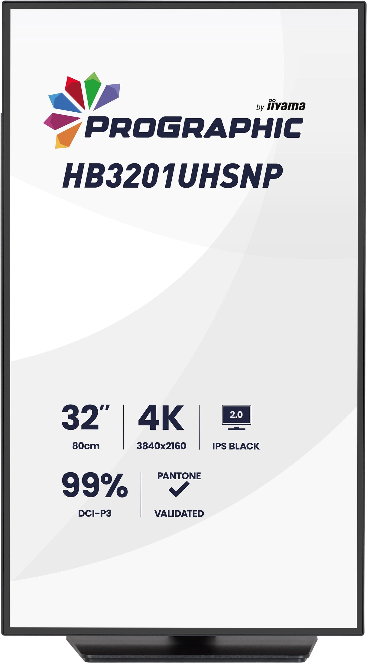 EAN 4948570125395 - iiyama ProGraphic HB3201UHSNP-B1 pantalla para PC 80 cm (31.5") 3840 x 2160 Pixeles 4K Ultra HD Negro imagen 2