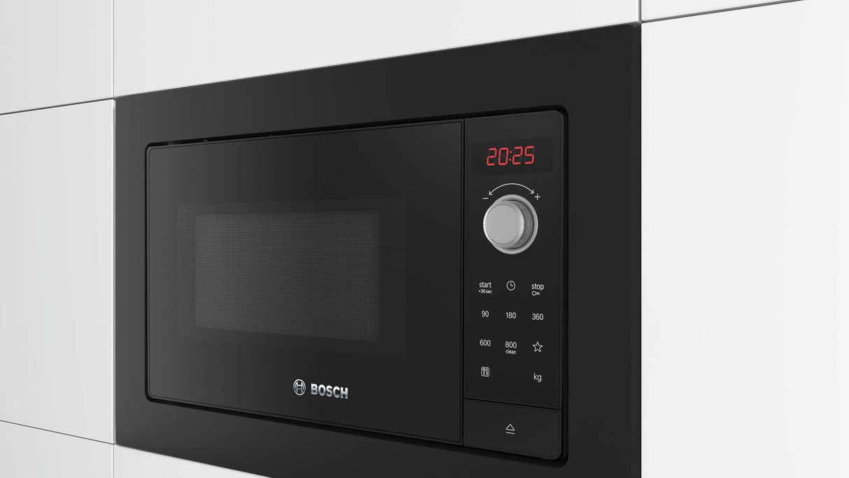 EAN 4242005291236 - Bosch Serie 2 BFL623MB3 microondas Negro Solo microondas Integrado 20 L 800 W imagen 4
