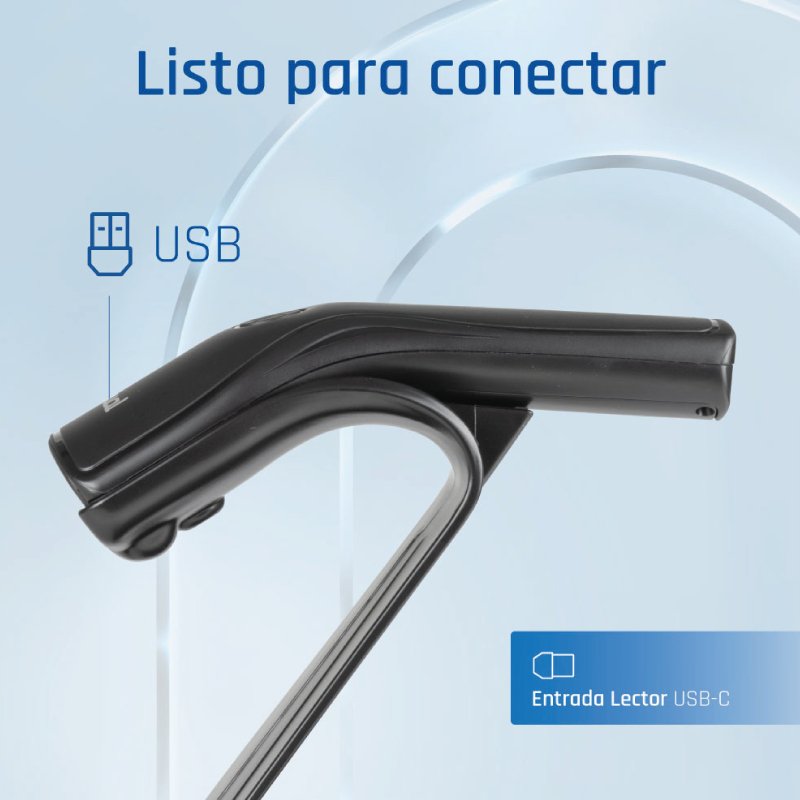 EAN 8435364320129 - iggual L1DUSB-B-AX Lector de códigos de barras portátil CMOS Negro imagen 3