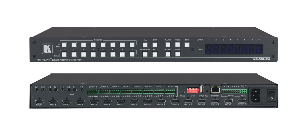 Kramer Electronics Vs-88h2a Interruptor De Video Hdmi