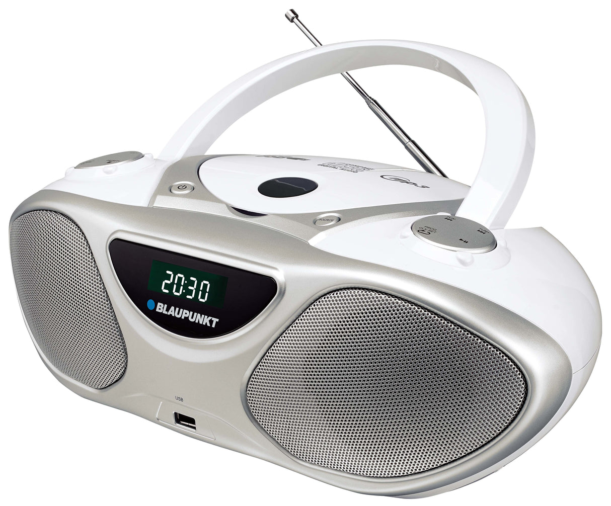 EAN 5901750502316 - Blaupunkt BB14WH reproductor de CD Plata, Blanco Grabadora de CD imagen 3