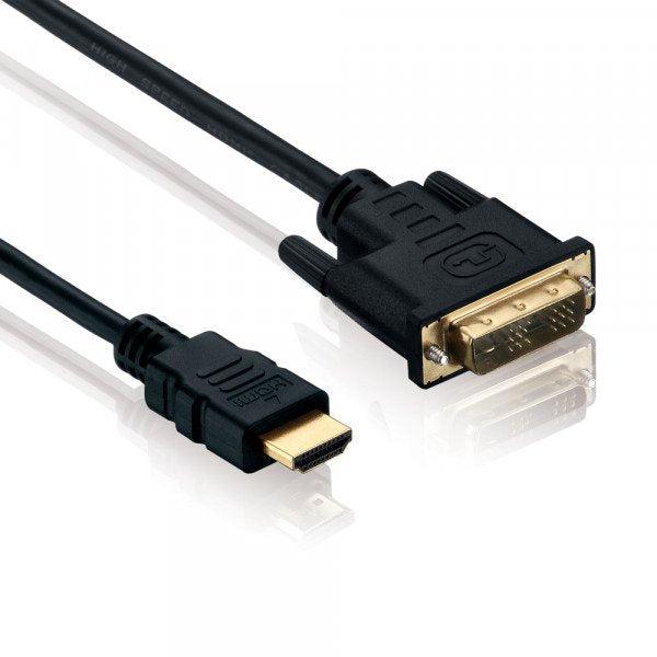 Helos Cable, Hdmi Macho/ Dvi-D 18+1 Macho, Full Hd, Basic, 1,5m, Negro