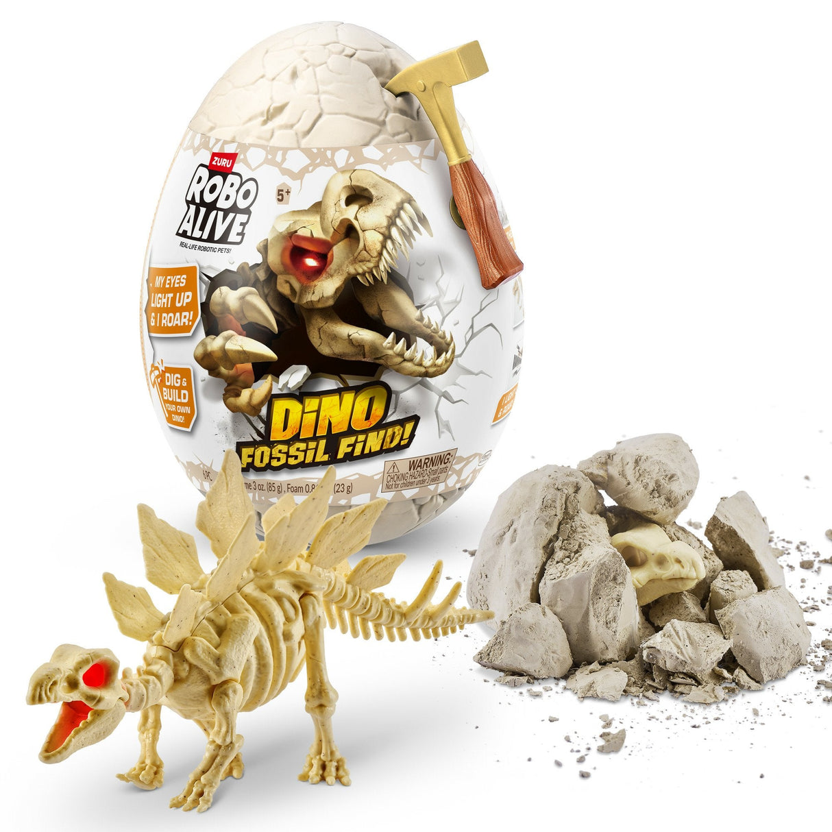 Figura Zuru Robo Alive Dino Fossil Encuentra Sorpresa 7156