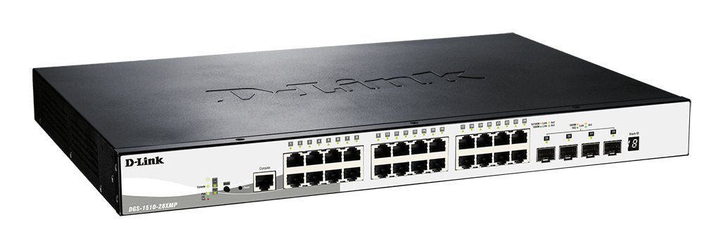 EAN 0790069467943 - D-Link DGS-1510-28XMP Gestionado L2/L3 Gigabit Ethernet (10/100/1000) Energía sobre Ethernet (PoE) Negro, imagen 2