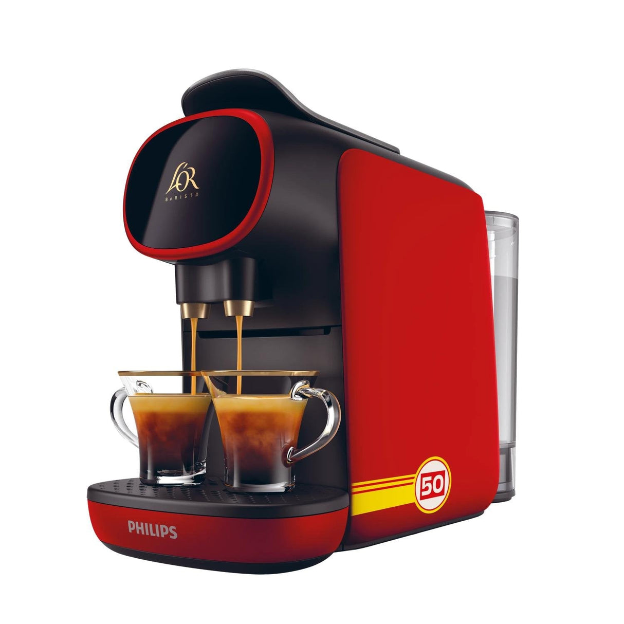 Cafetera Philips Capsulas L'Or Barista 19 Bares Rojo