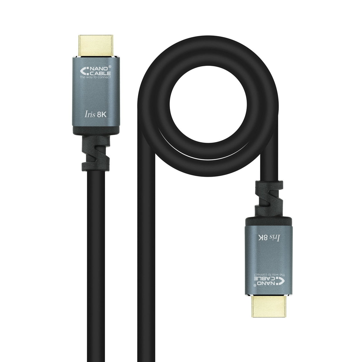 Nanocable Cable Hdmi 2.1 Iris 8k A/M-A/M 0.5m - Negro