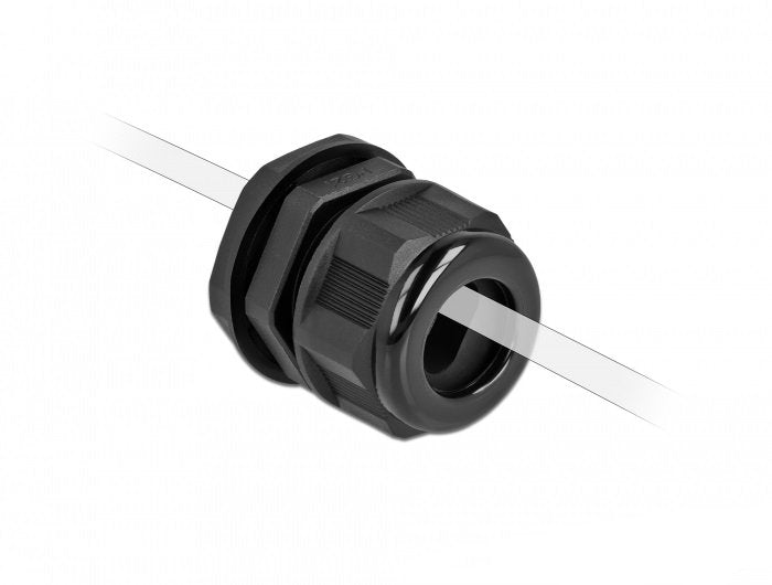 Delock Cableverschraubung Pg16 Für Flachcable Schwarz 2 Stück