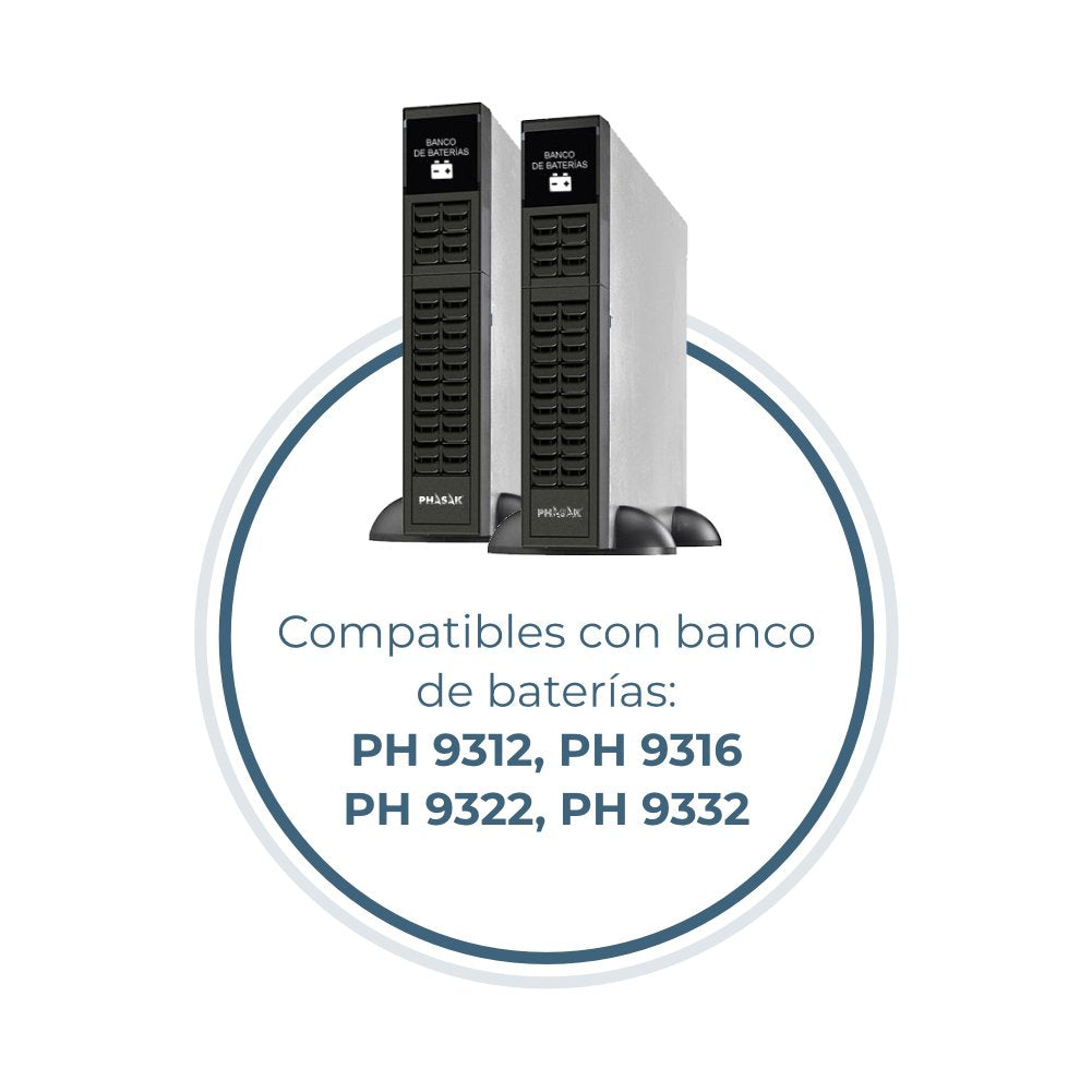 EAN 5605922026968 - Phasak PH 9330 sistema de alimentación ininterrumpida (UPS) Doble conversión (en línea) 3 kVA 2700 W 6 sa imagen 7