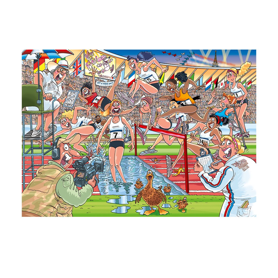 EAN 8710126018569 - Wasgij 1110100333 puzzle Puzzle rompecabezas 1000 pieza(s) Humor imagen 4