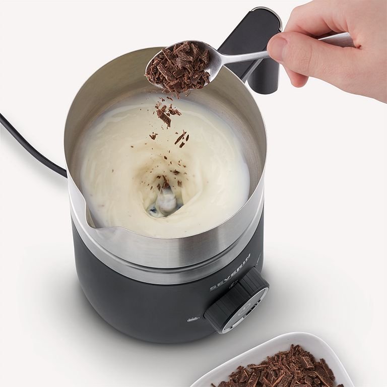 Severin Sm 3585 Espumador Para Leche Espumador De Leche Automático Negro, Plata