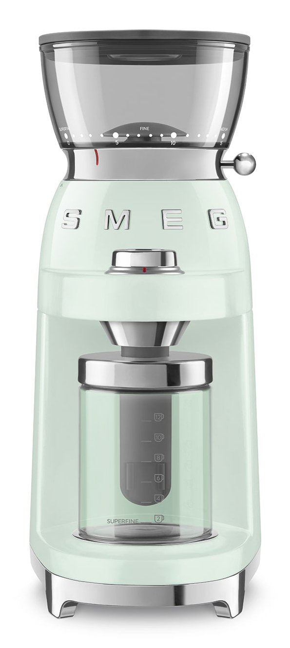 EAN 8017709355296 - Smeg CGF03PGEU molinillo de café 150 W Verde imagen 1