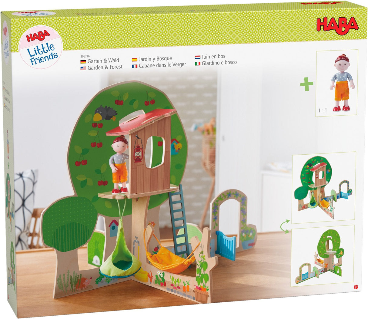 Haba Little Friends - Juego De Jardín Y Bosque, Telón De Fondo 1306716001
