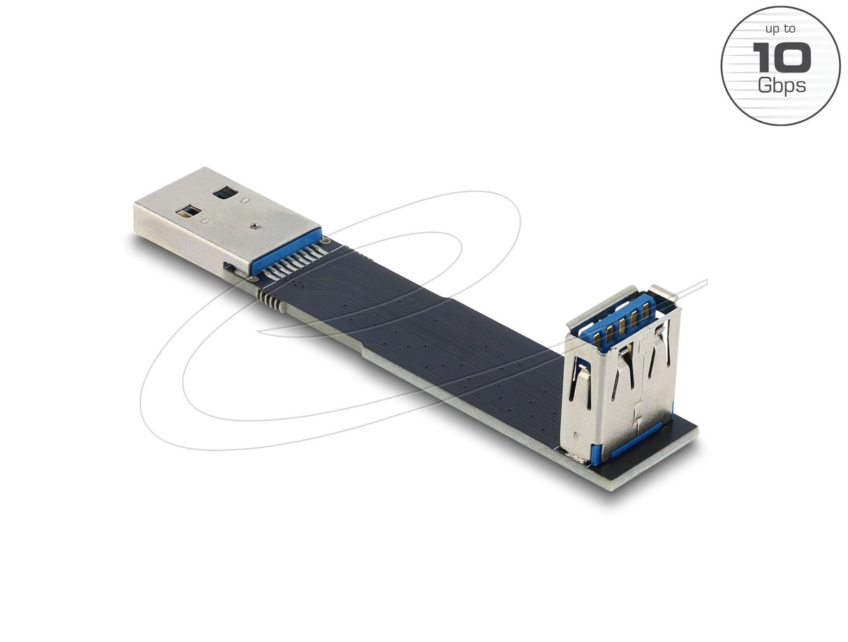 Delock Usb 10 Gbps Adapter Usb Typ-A Buchse Zu Stecker Gewinkelt 90°