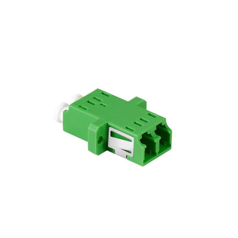 Logilink Fiber Adapter Lc Duplex, 12 Pieces, With Flange, Verde